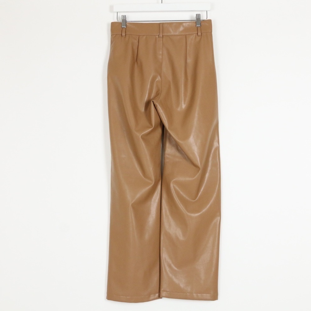 Abercrombie & Fitch 90’s Straight High Rise Faux Leather Pants - Picture 5 of 7